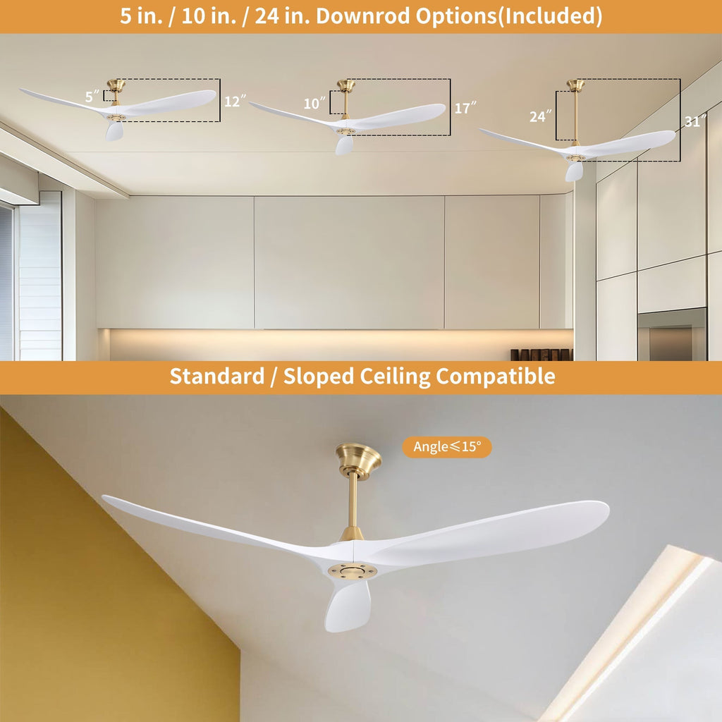 Ember | Outdoor ceiling fan 152 cm