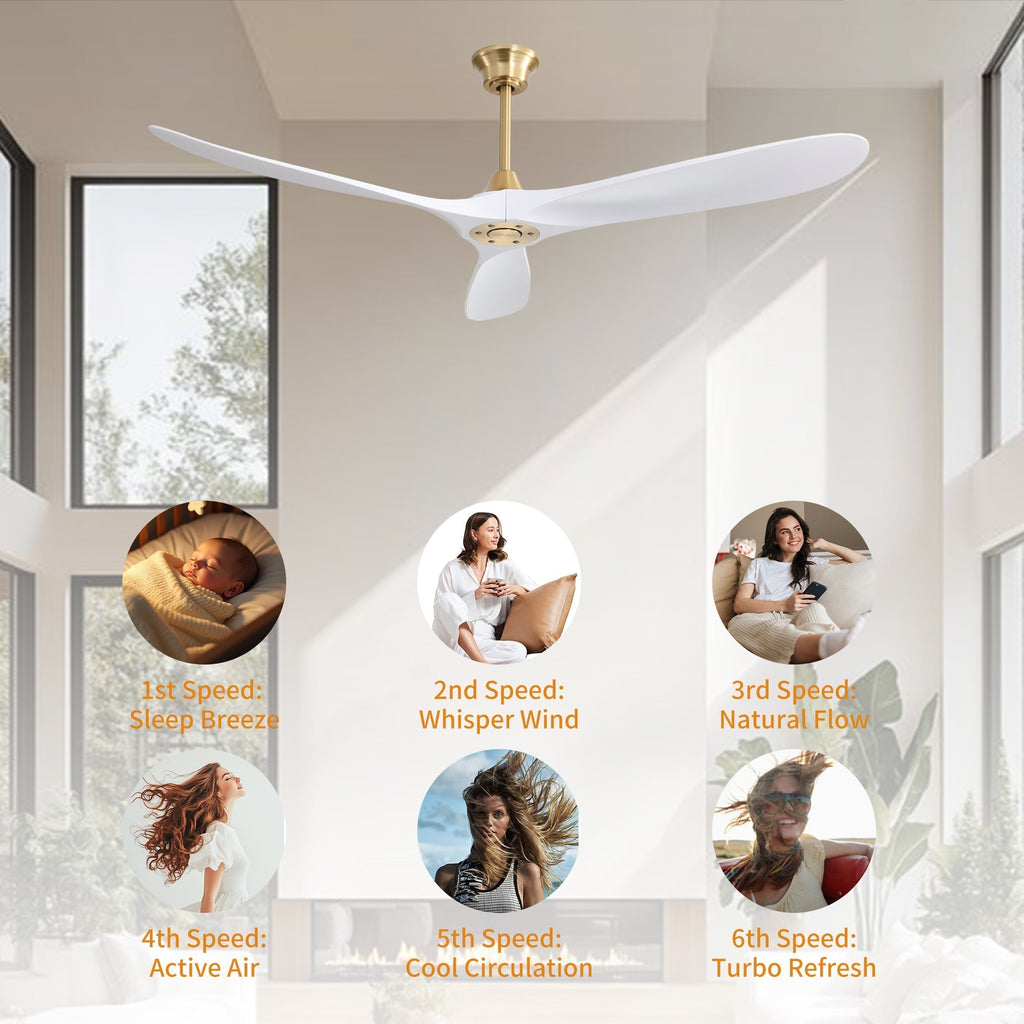Ember | Outdoor ceiling fan 152 cm