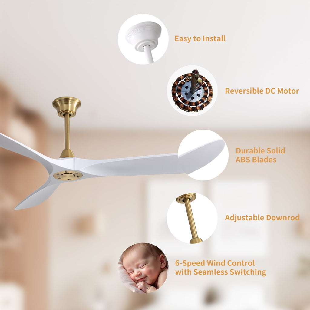 Ember | Outdoor ceiling fan 152 cm