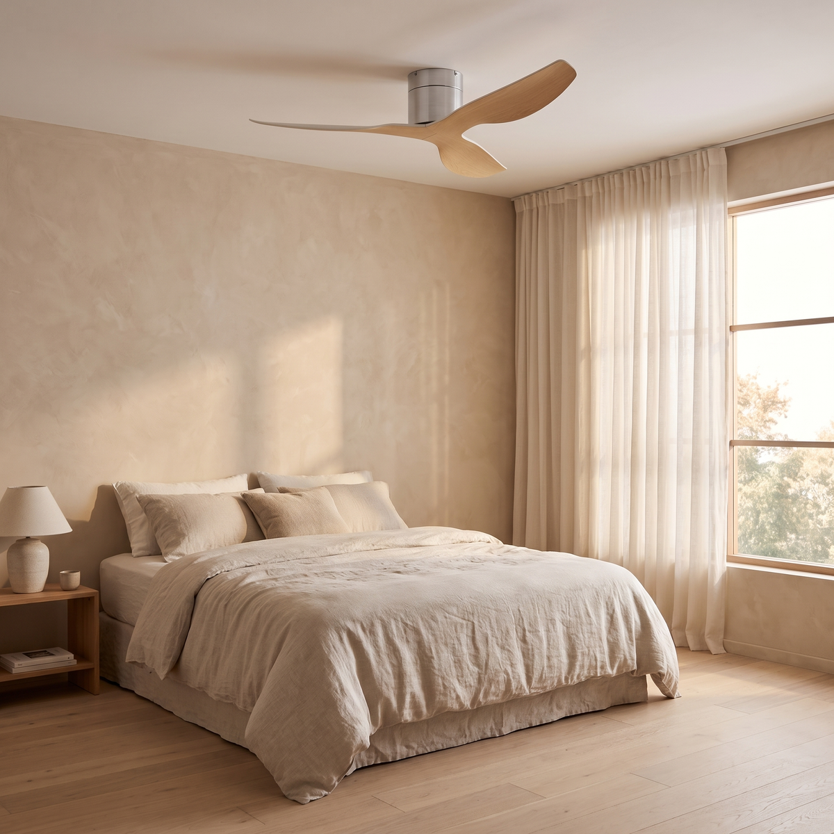Shore | Flush mount ceiling fan