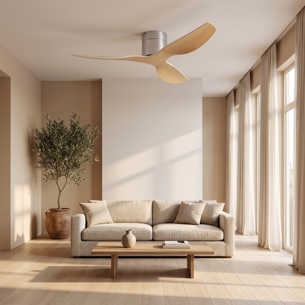 Shore | Flush mount ceiling fan