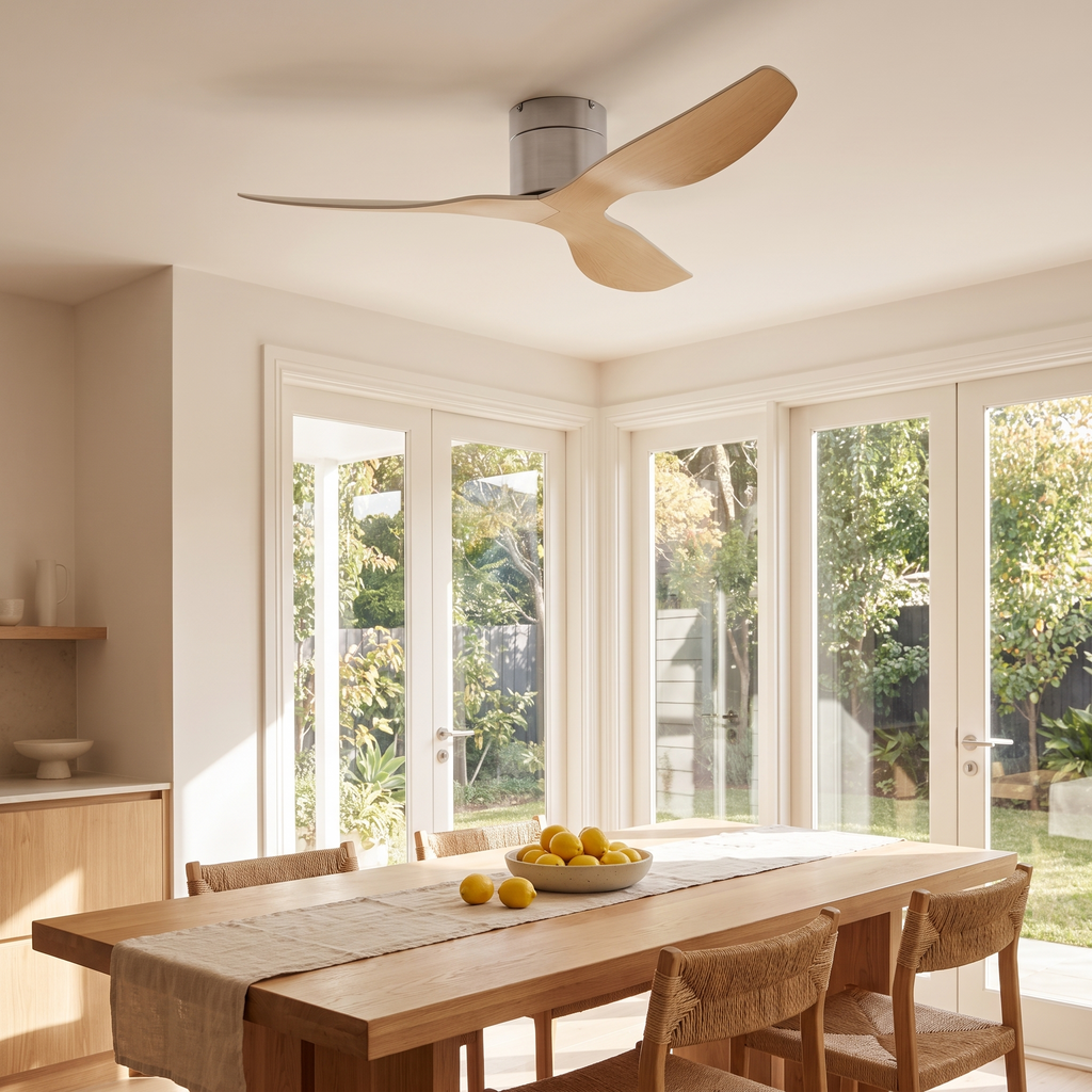 Shore | Flush mount ceiling fan