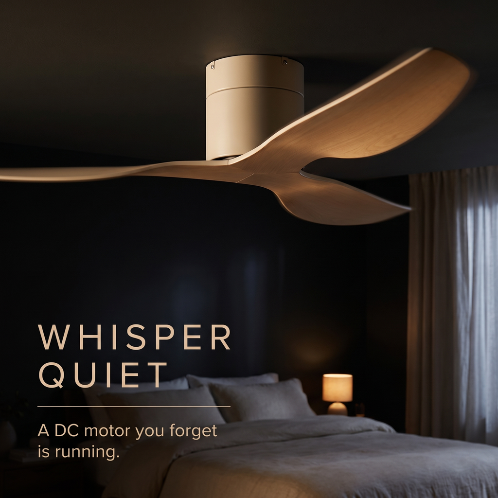 Shore | Flush mount ceiling fan