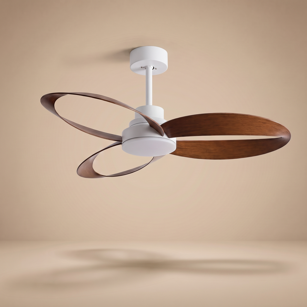 Curve | Designer DC ceiling fan with light