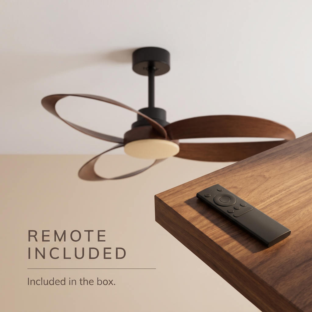 Curve | Designer DC ceiling fan with light