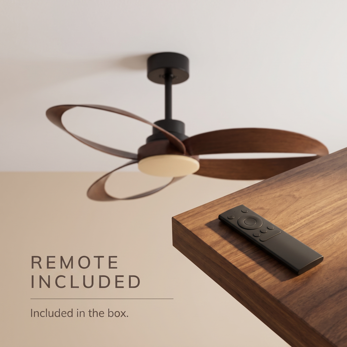 Curve | Designer DC ceiling fan with light