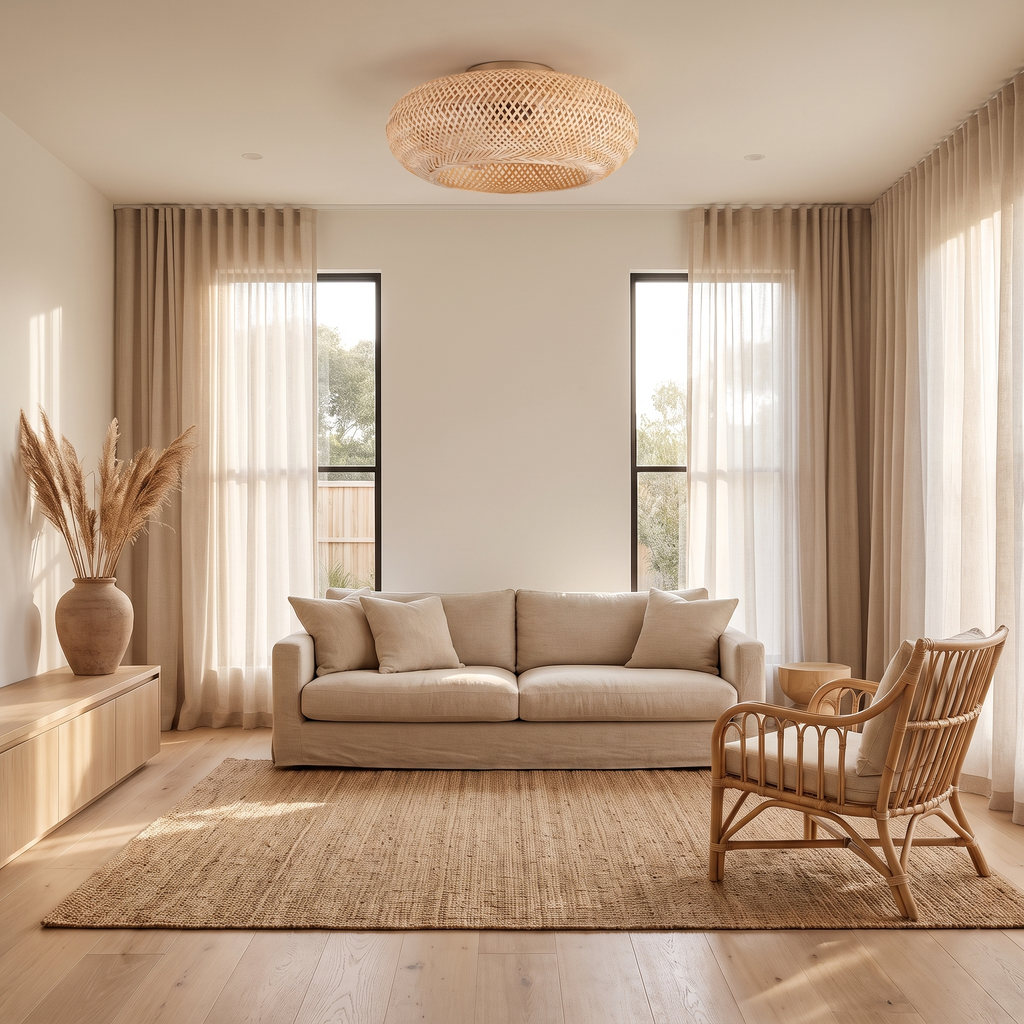 Frond | Woven bamboo ceiling fan 50 cm