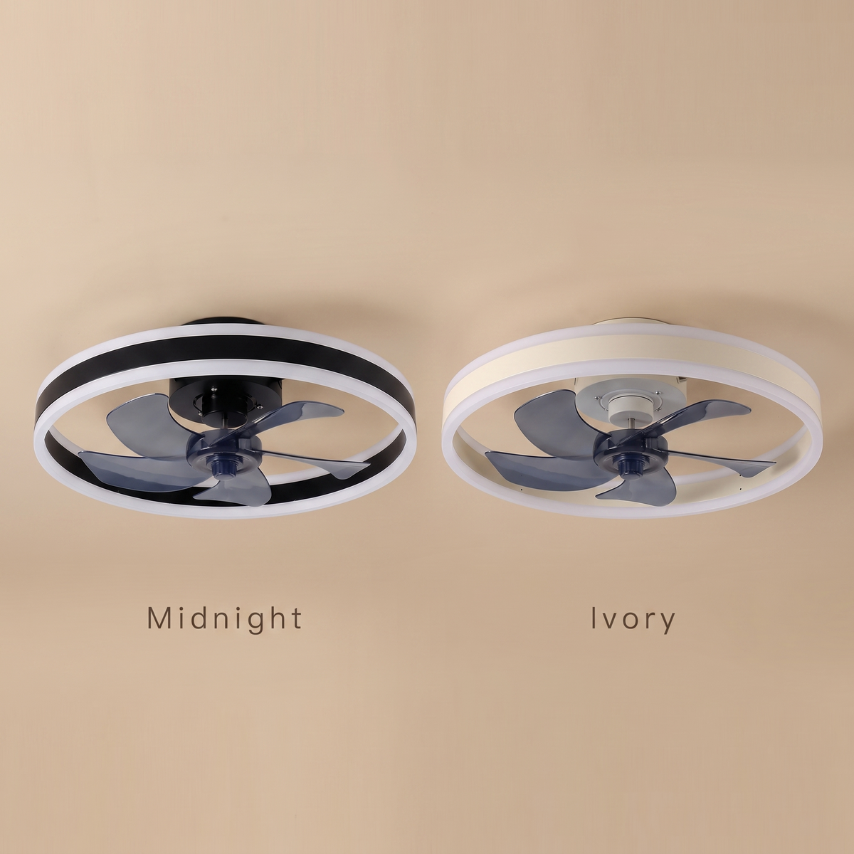 Beam | Ring light ceiling fan 50 cm