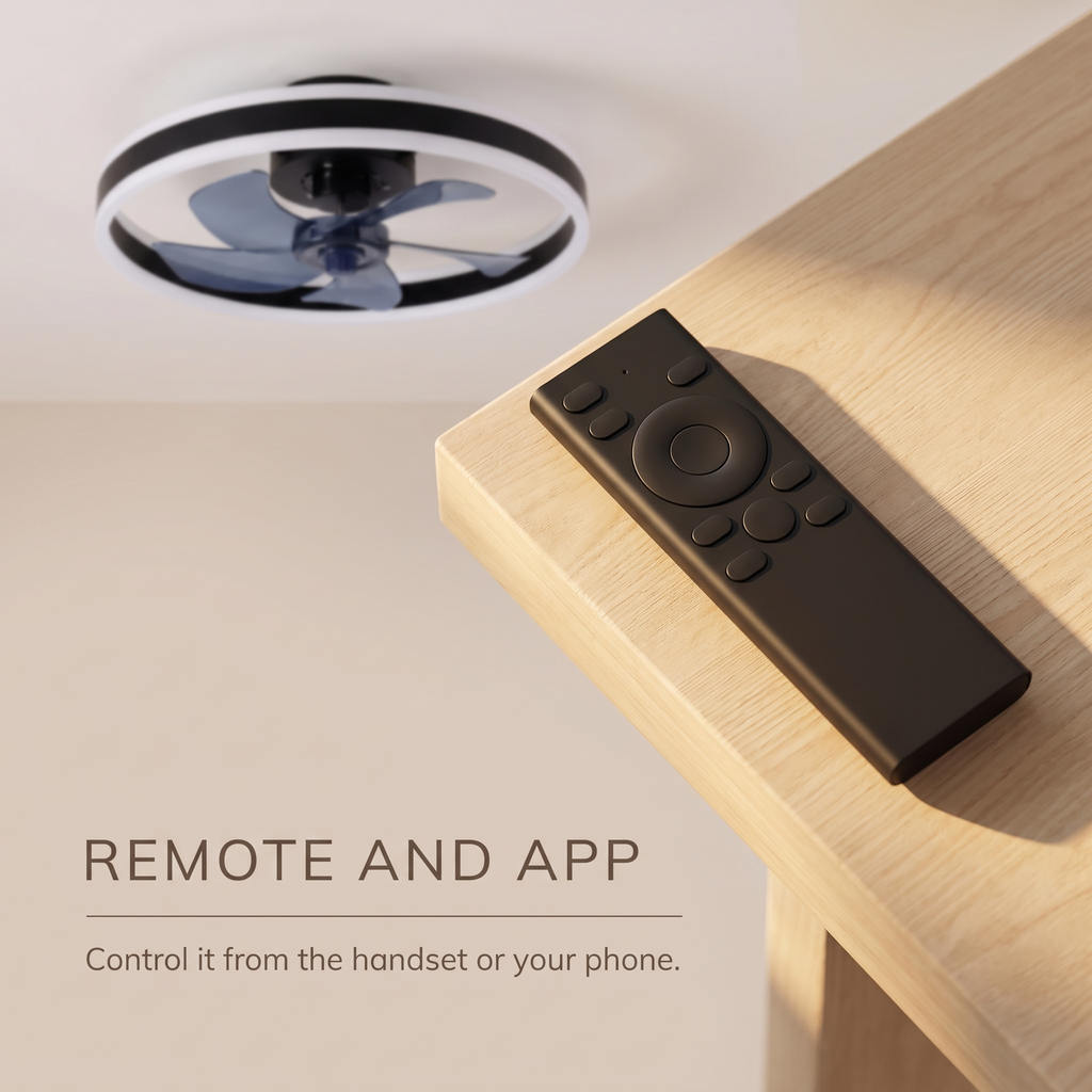 Beam | Ring light ceiling fan 50 cm
