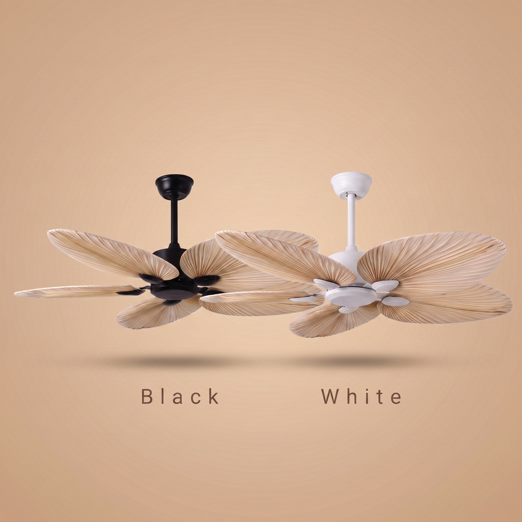 Bower | Palm frond ceiling fan 132 cm