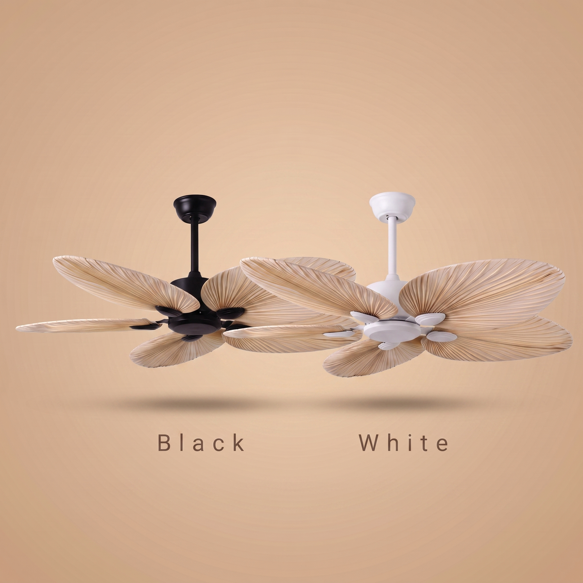 Bower | Palm frond ceiling fan 132 cm