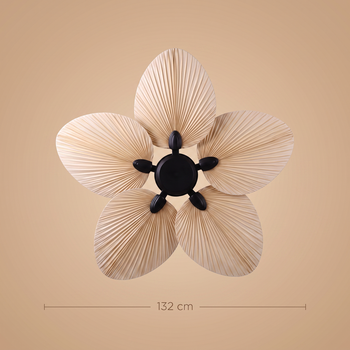 Bower | Palm frond ceiling fan 132 cm