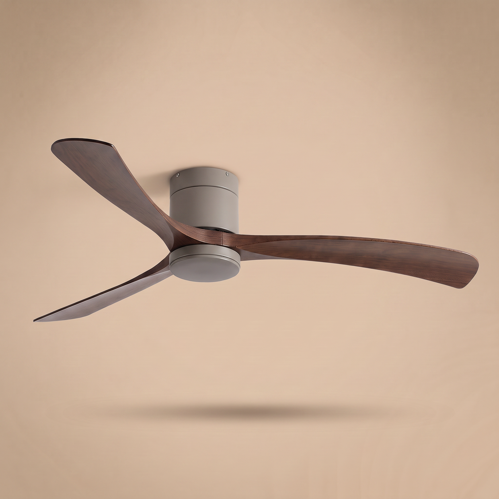 Glide | Low profile DC ceiling fan with light