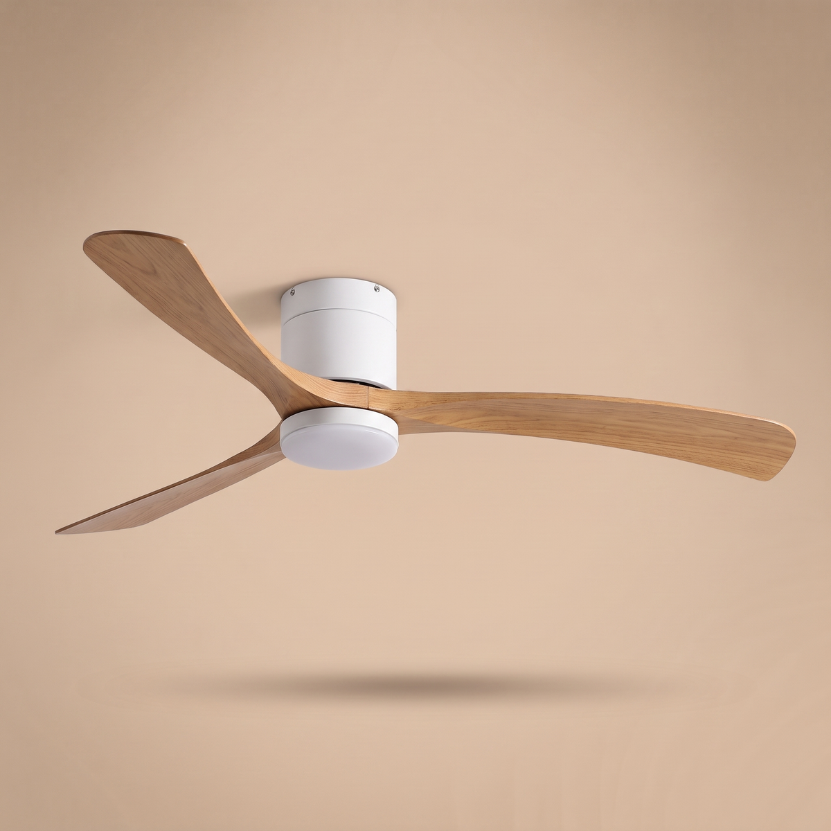 Glide | Low profile DC ceiling fan with light