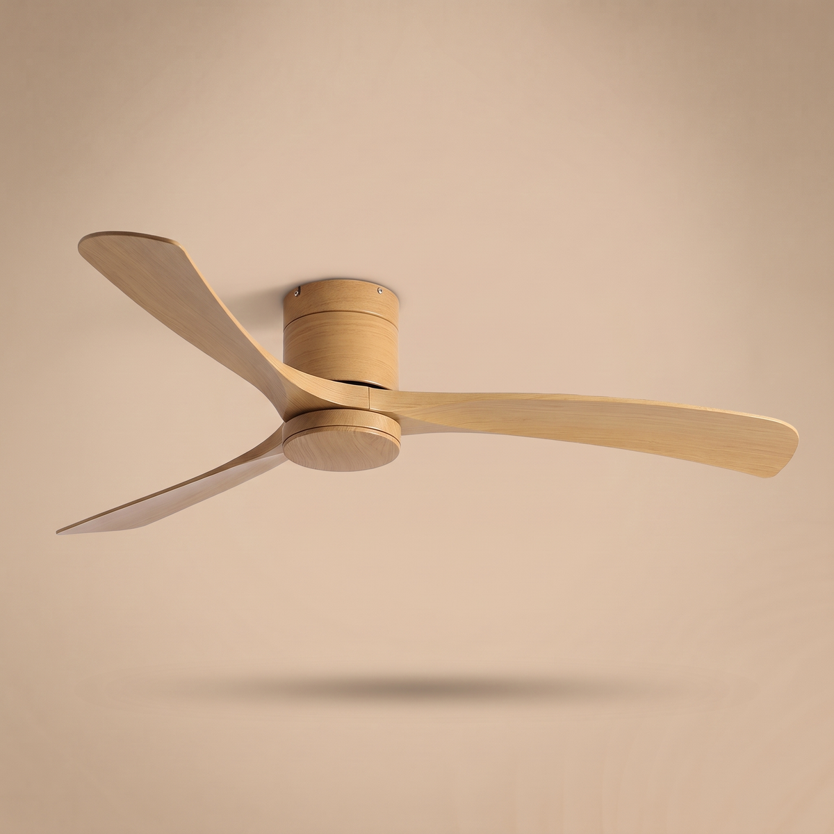 Glide | Low profile DC ceiling fan with light