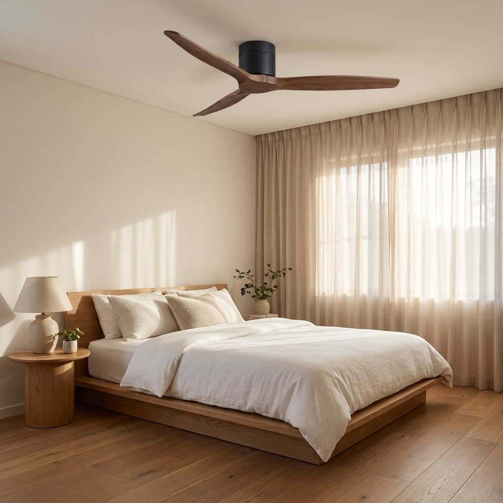 Hush | Low profile ceiling fan 132 cm