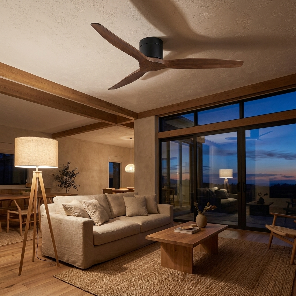 Hush | Low profile ceiling fan 132 cm