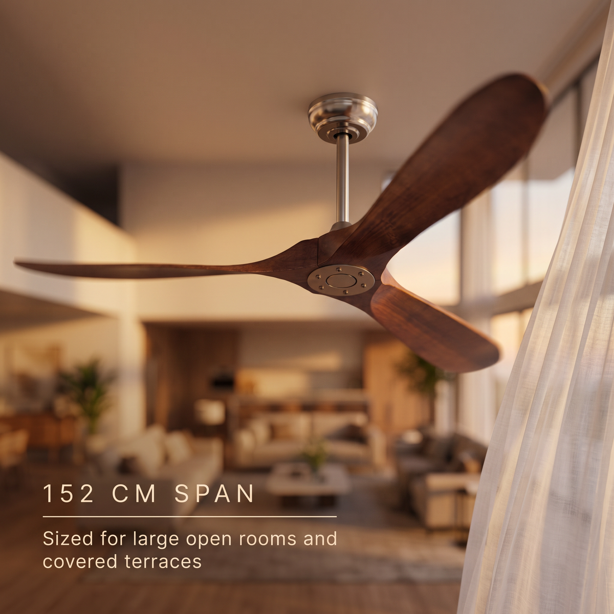 Swell | Outdoor ceiling fan 152 cm