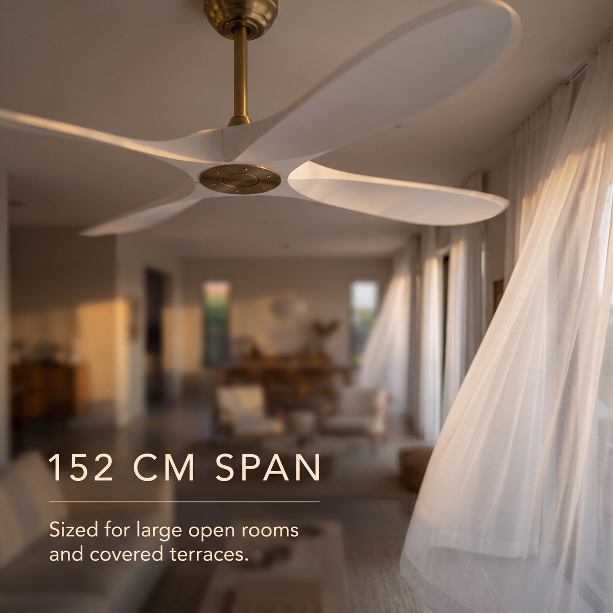 Ember | Outdoor ceiling fan 152 cm