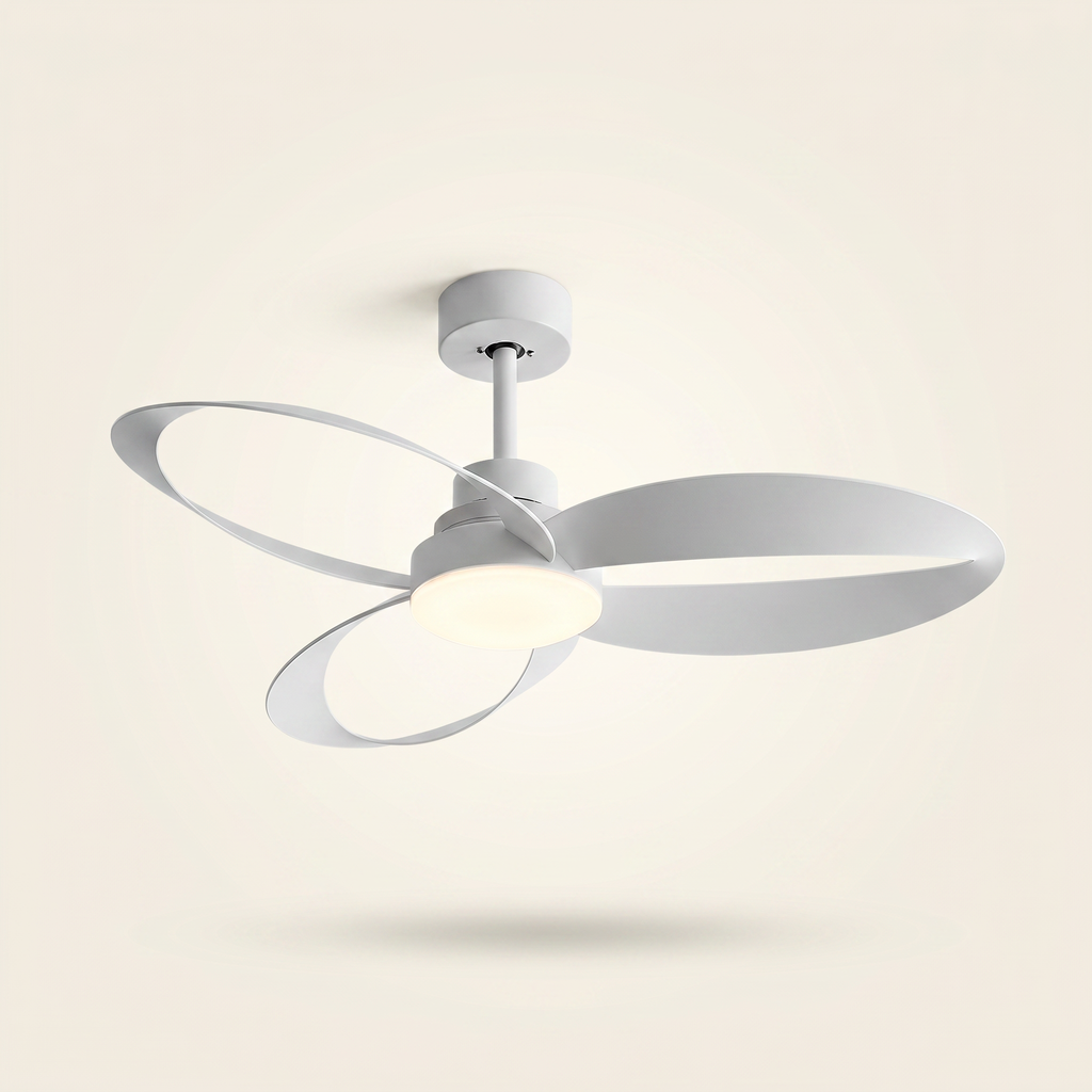 Curve | Designer DC ceiling fan with light