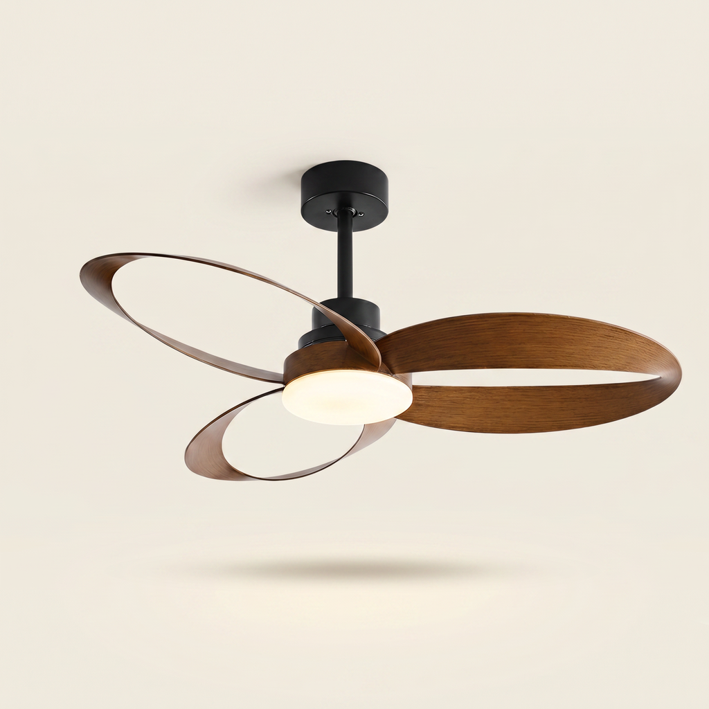 Curve | Designer DC ceiling fan with light