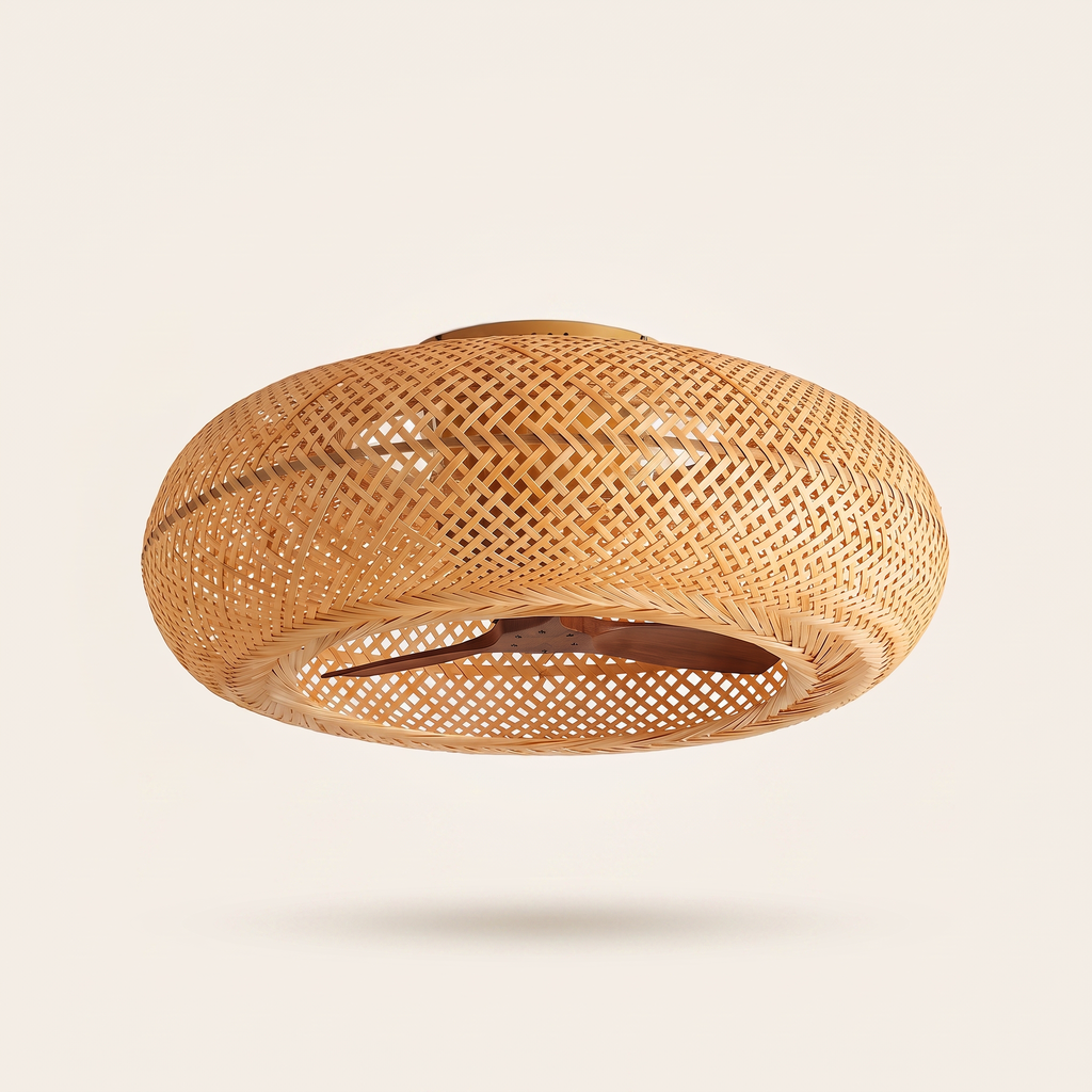 Frond | Woven bamboo ceiling fan 50 cm
