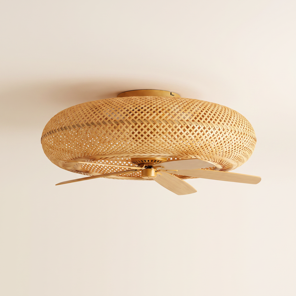 Frond | Woven bamboo ceiling fan 50 cm