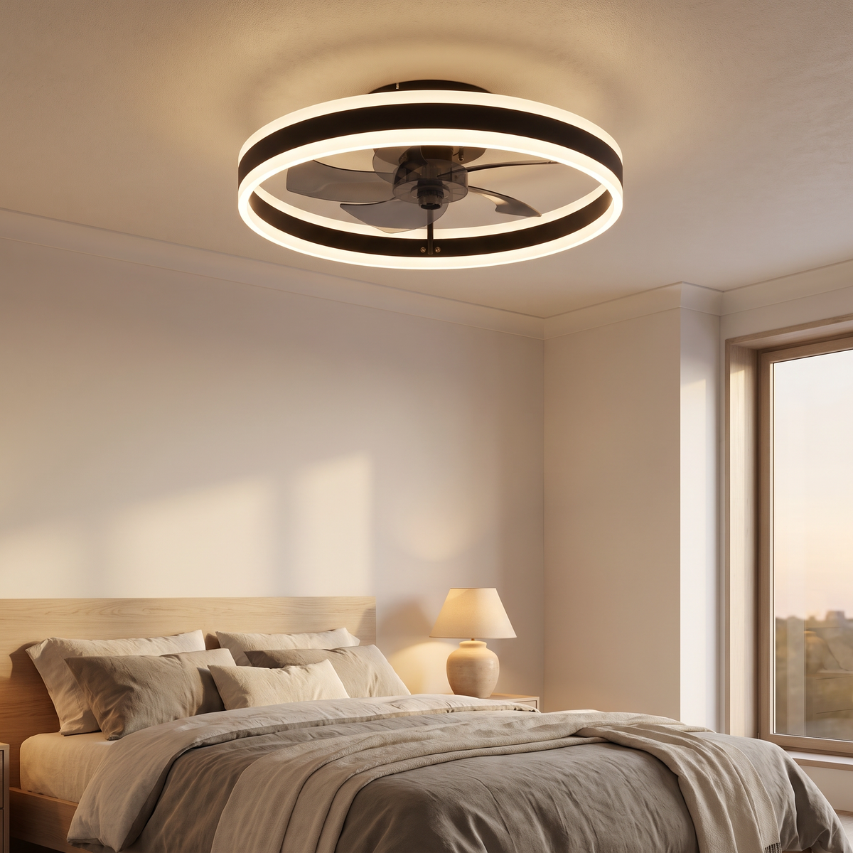Beam | Ring light ceiling fan 50 cm