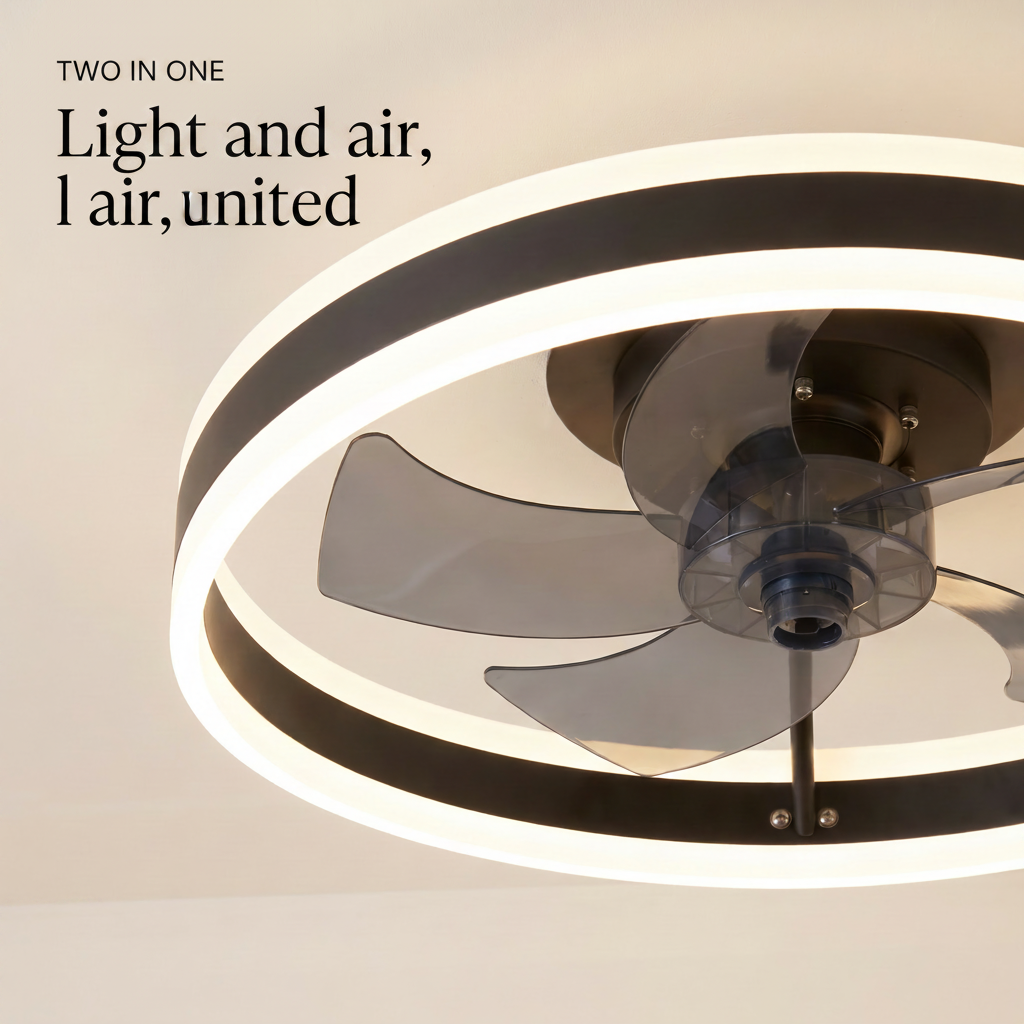 Beam | Ring light ceiling fan 50 cm