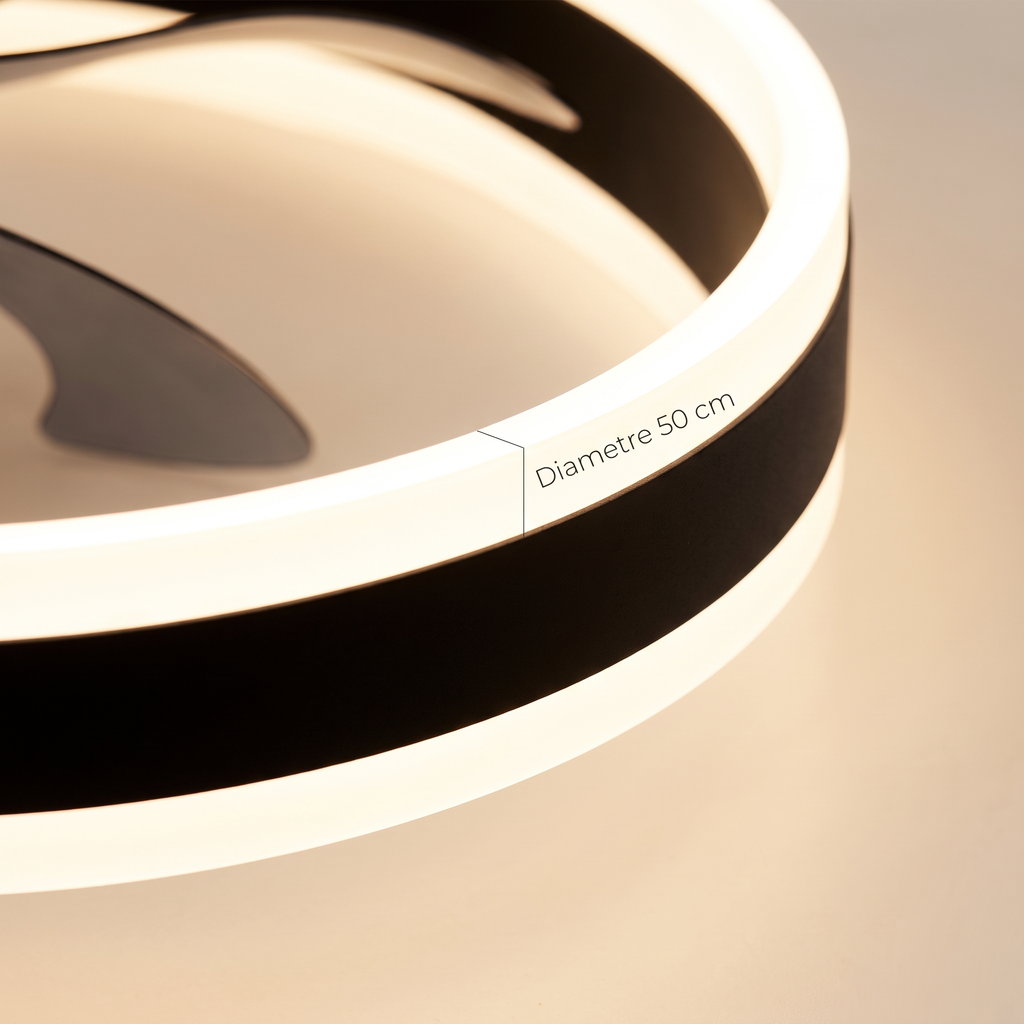 Beam | Ring light ceiling fan 50 cm