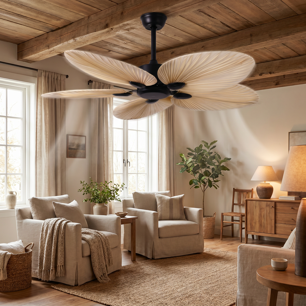 Bower | Palm frond ceiling fan 132 cm
