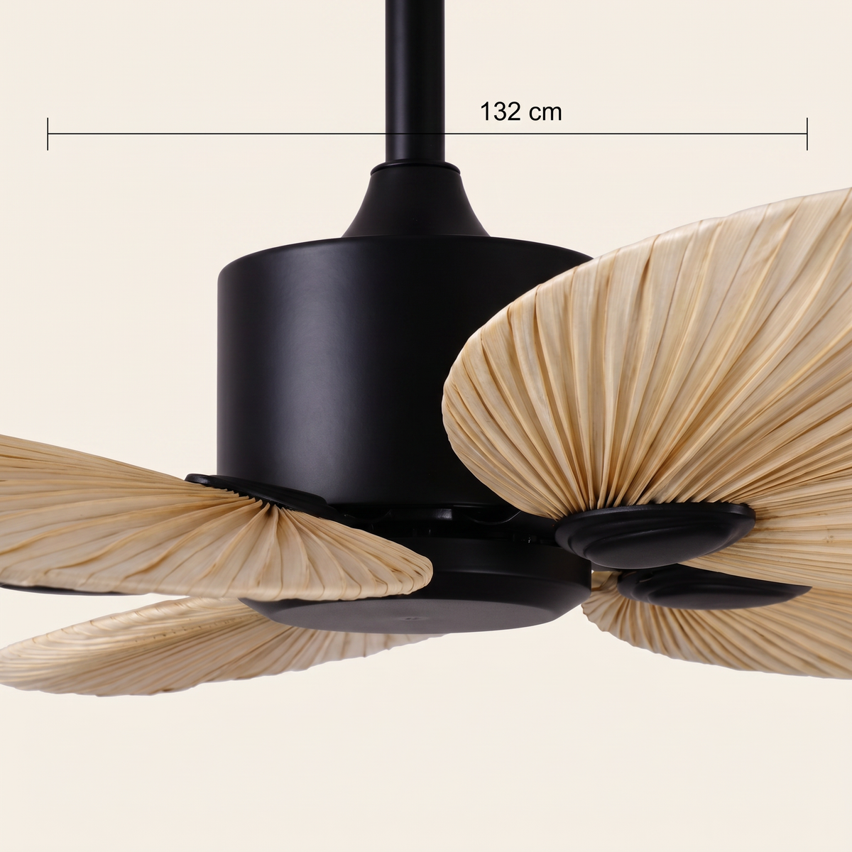Bower | Palm frond ceiling fan 132 cm