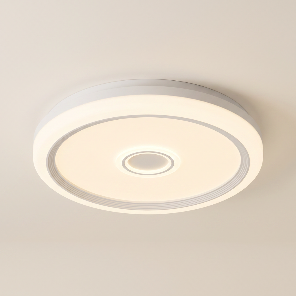 Halo | Flush mount ceiling fan with light 48 cm