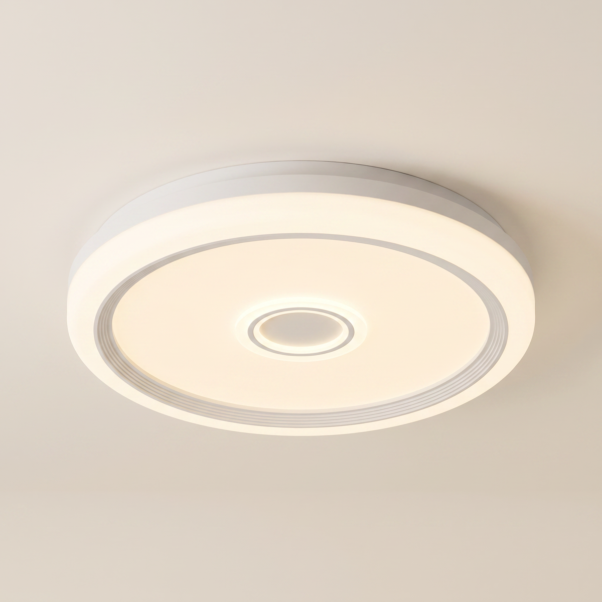 Halo | Flush mount ceiling fan with light 48 cm