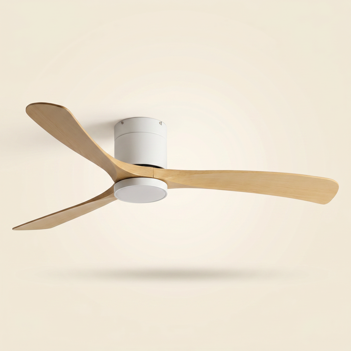 Glide | Low profile DC ceiling fan with light