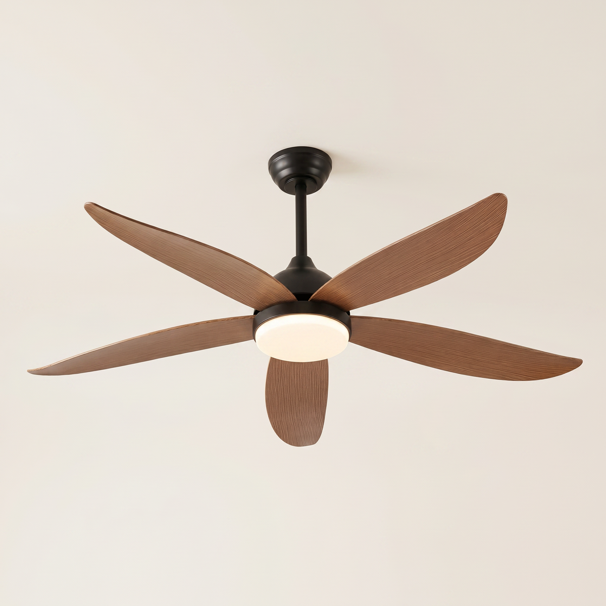 Sway | Five blade ceiling fan with light 132 cm