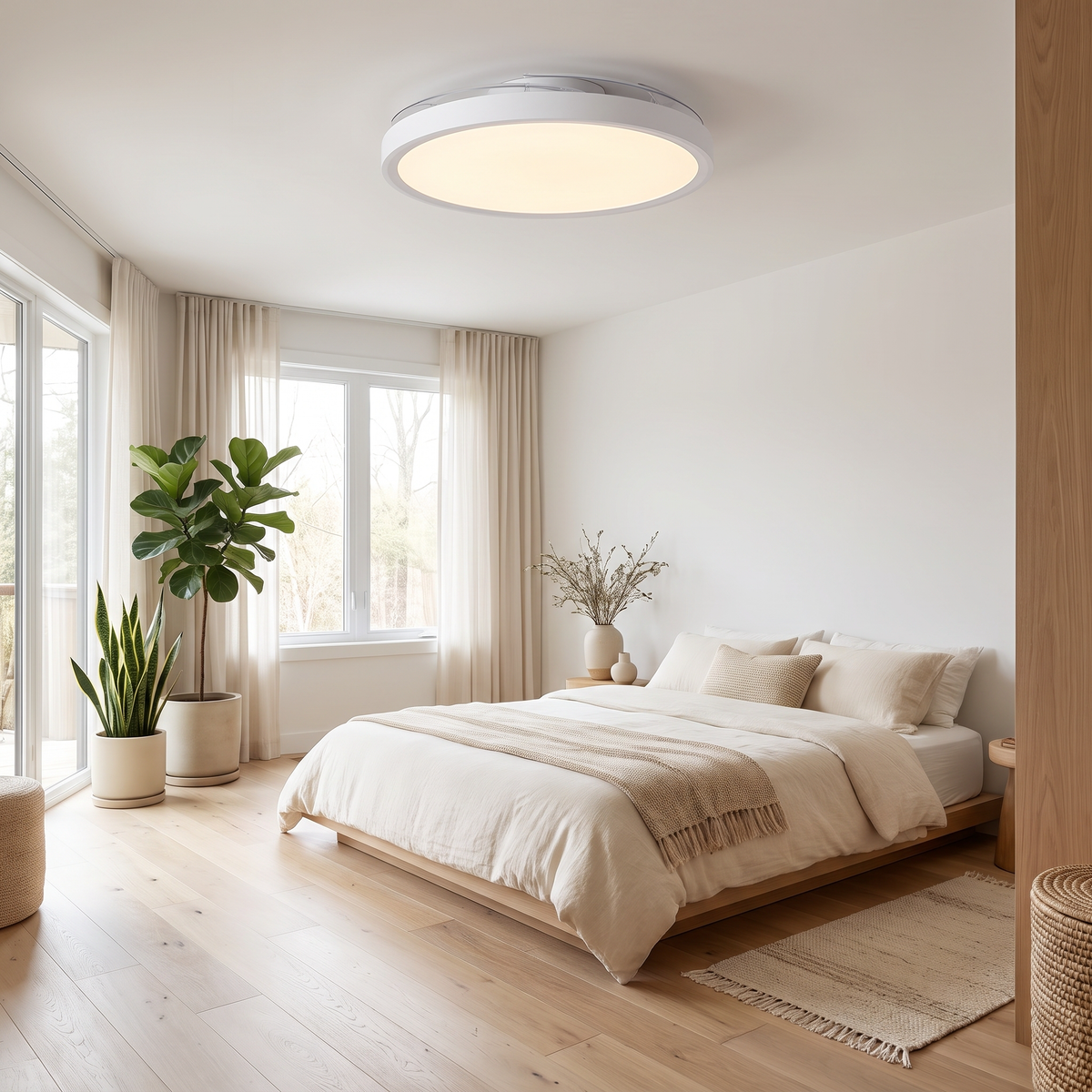 Vane | Ultra slim ceiling fan with light